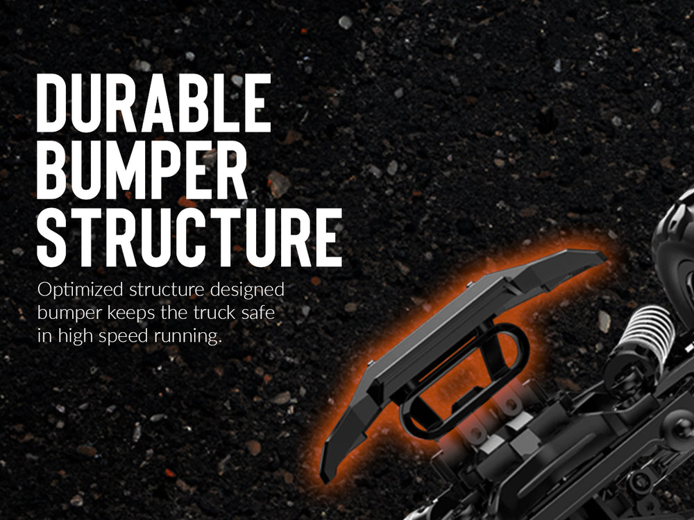 Racent 1:16 30MPH 4WD Off-Road RC Monster Truck Red (With Green Car Shell)