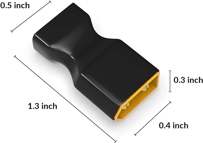 4pc T Female to XT60 Male Adapter for RC LiPo Batteries-EXHOBBY LIMITED.