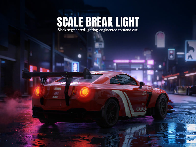 Race 1:20 RC Drift Car 4wd, 2 batteries, double moteur rouge