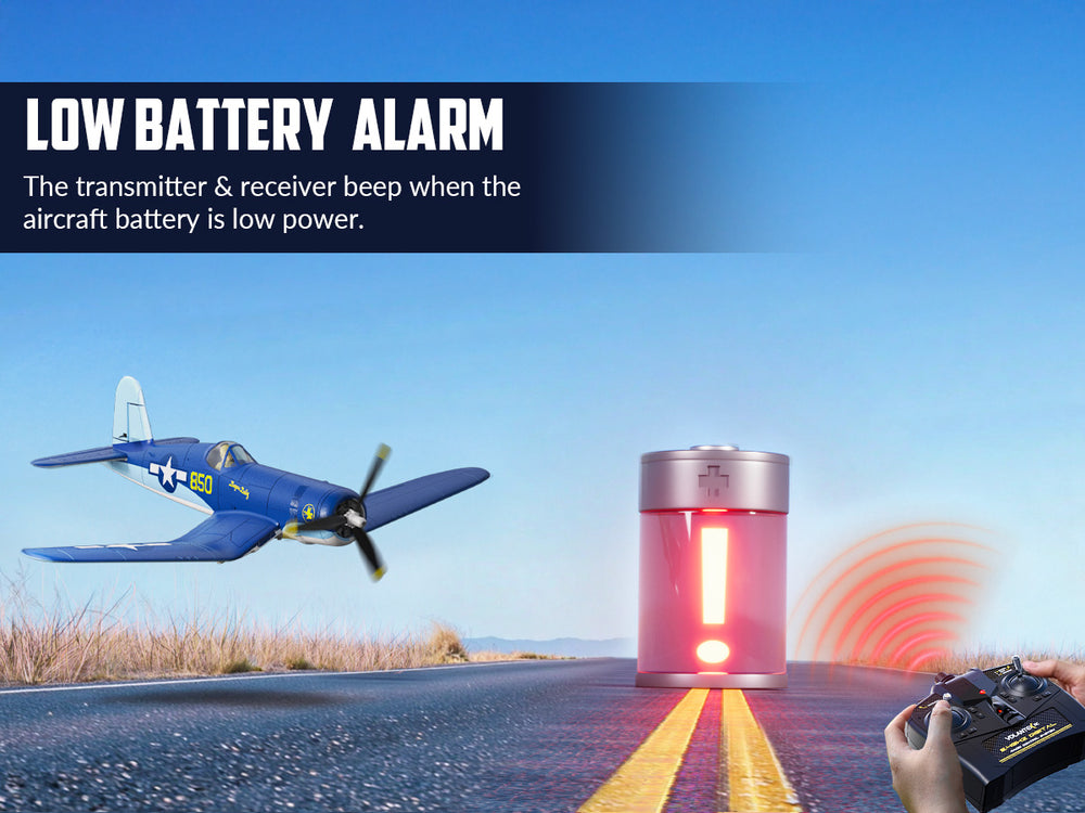 VOLANTEXRC Brushless RC Plane Corsair F4U - 500mm RTF