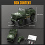 RACENT RC Crawler 1:10 Scale Simulation of a Multi-Purpose Off-Road Car 2.4G 1941 Mb Scaler Willys Jeep