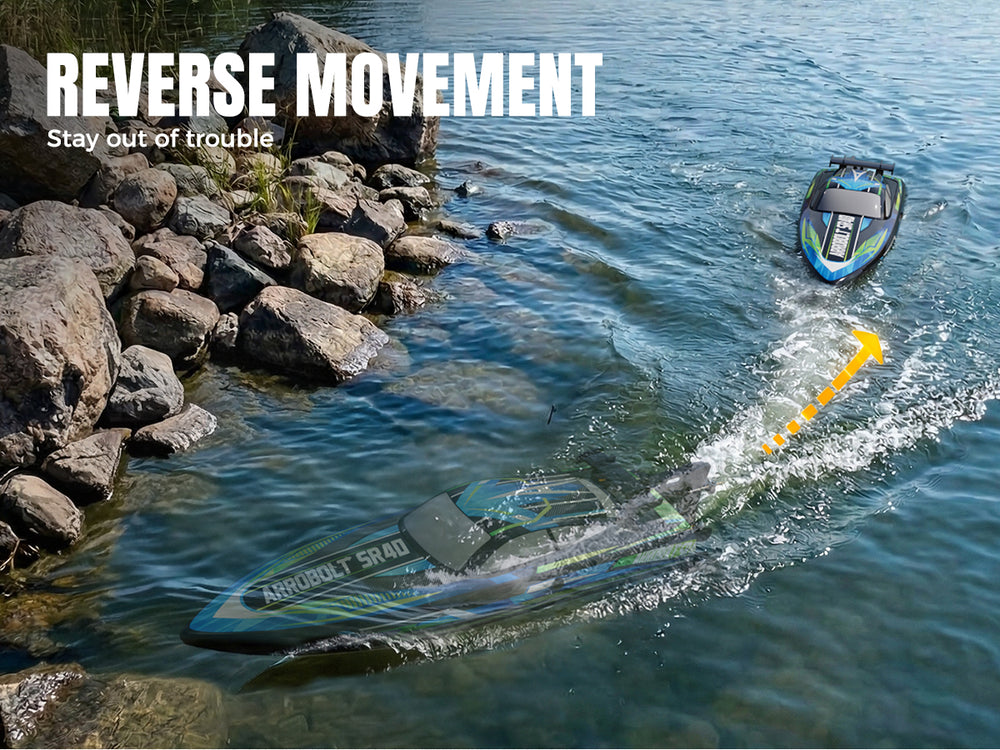 VOLANTEXRC Arrobolt SR40 RC Boat Brushless 25+MPH (79707)