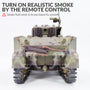 RACENT 1:16 RC Tank US M5A1 Stuart, with Smoke, Barrel Lifting, Turret Rotation 360 Degrees, NO-Shooting