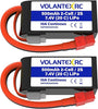 2pcs 3.7V 400mAh Lipo Batterie Rechargeable pour RC Avion 761-2 à 15 (hors 761-6)