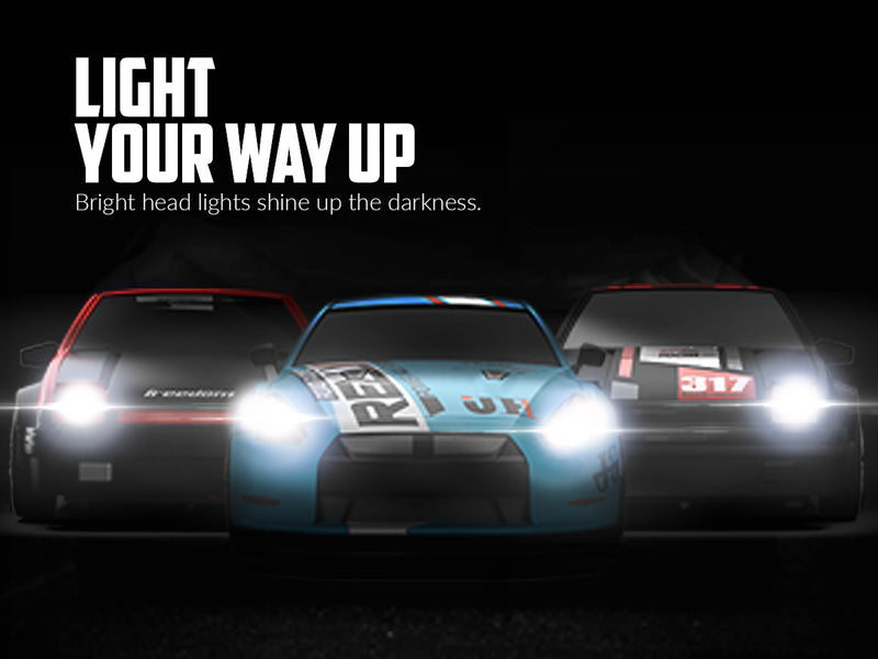 RACENT Zoom Master: 1:24 4WD, 10MPH, LED, Drift Ready