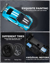 RACENT 1:20 RC Drift Car 4WD, LED Light, 2 Batteries Blue