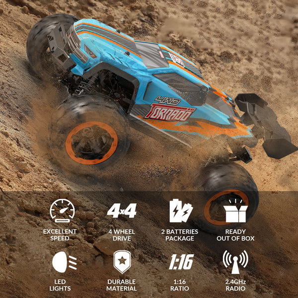 RACENT Blue Tornado 1/16 4WD Off Road 30MPH