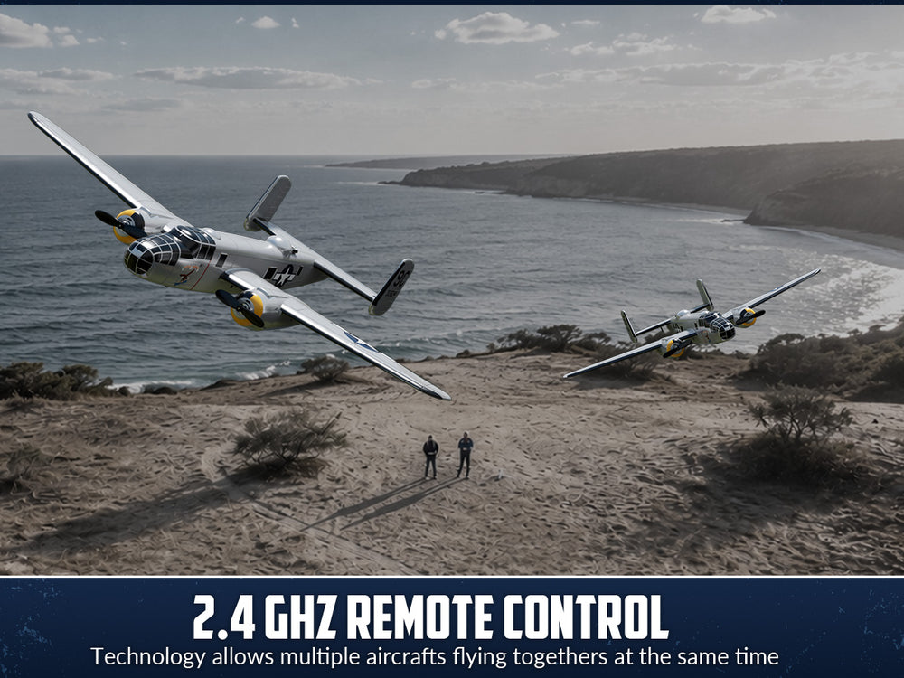 VOLANTEXRC B25 Mitchell RC Plane (RTF) 3CH 400mm for Beginners