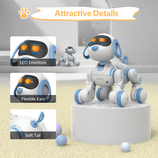 Interactive Robot Dog Toy(Blue)