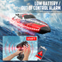 VOLANTEXRC Brushless 35+MPH Fast Remote Control Boat for Lakes RED (79706)