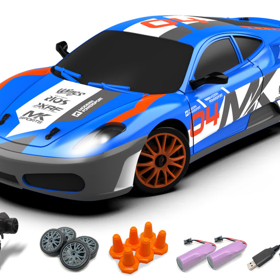 RACENT Speedster: 1:24 RC Car, 10MPH, LED, Drift Wheels-EXHOBBY LIMITED.