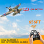 VOLANTEXRC Spitfire 4ch Remote Control Airplane for Beginners Xpilot Stabilizer RTF