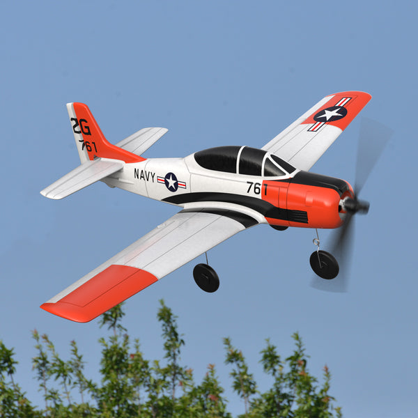 Avion VOLANTEXRC T-28 Trojan 4CH avec stabilisateur Xpilot - One-key Aerobatic 761-9 RTF