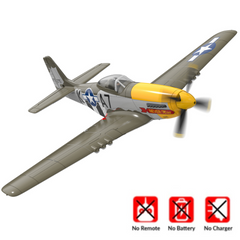 VOLANTEXRC 500mm P-51D Mustang (76802) PNP sans radio, batterie et chargeur