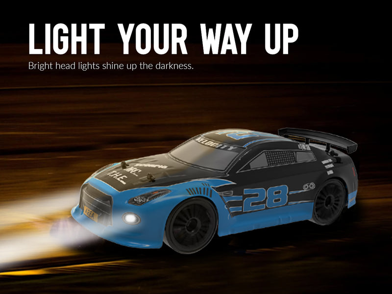 Racent Télécommande Drift Car 2.4Ghz Échelle 1:14 RC Sport Racing Cars 4WD RTR Haute Vitesse RC Véhicule avec Lumières LED