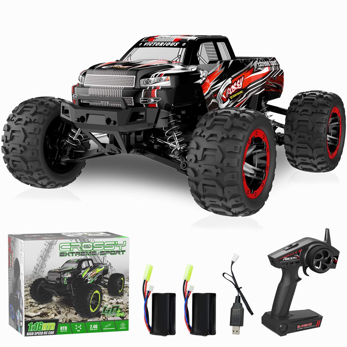 1:16 Scale High Speed All Terrain RC Car - EXHOBBY