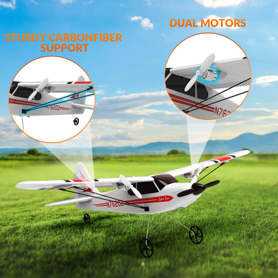 VOLANTEXRC Sport Cub RC Plane for Beginners Gyro 2CH Remote Control Airplane-EXHOBBY LIMITED.