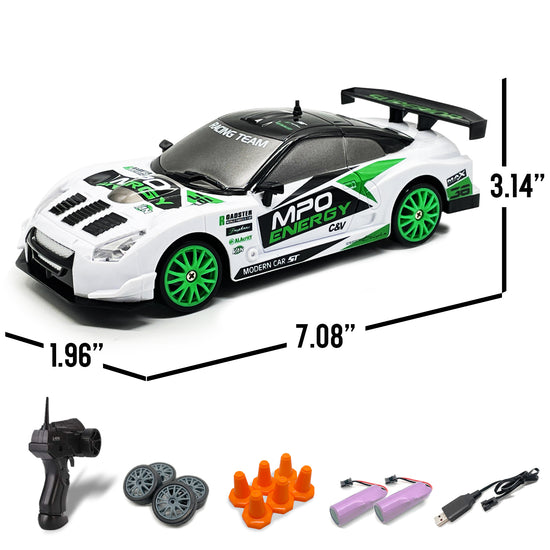 RACENT Drift King: 1:24 4WD RC, 10MPH, LED Lights-EXHOBBY LIMITED.