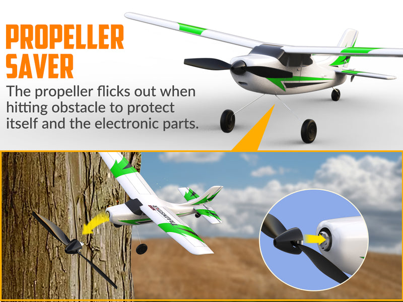 VOLANTEXRC Trainstar Mini (RTF) 3CH 400mm for Beginners (15.7'') 76101 Green