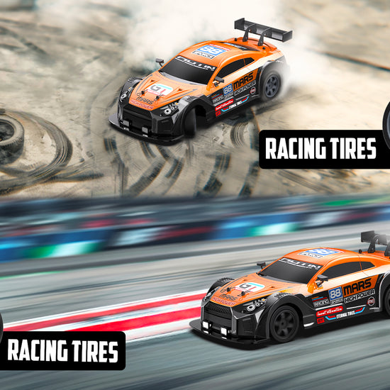 RACENT 1:16 RC Drift Car 4WD 18KM/H, 2 Batteries, Sport Model Toys Vehicle for Kids, Boys, Adults-EXHOBBY LIMITED.