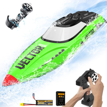 VectorSR65B High-Speed Brushless RC Boat 37MPH Self-righting Reverse RTR-EXHOBBY LIMITED.