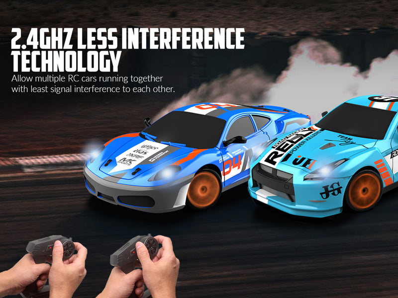 RACENT Thrill Rider: 1:24 4WD, 10MPH, LED, Racing/Drift