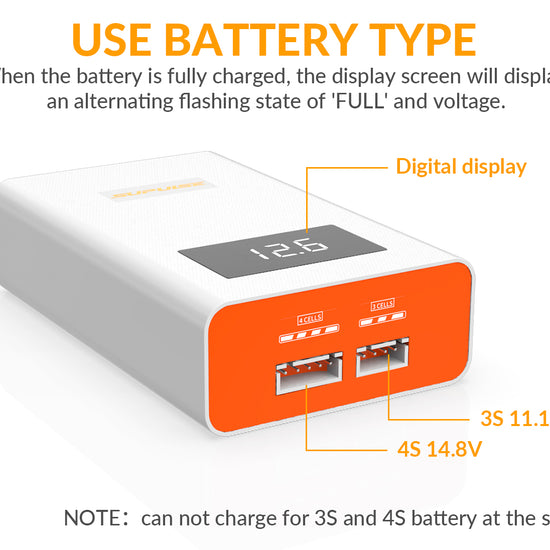 SUPULSE A4 Lipo Balance Charger - 40W, 3S-4S, AC 11.1V/14.8V Quick Charge-EXHOBBY LIMITED.