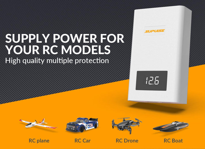 SUPULSE A4 Lipo Balance Charger - 40W, 3S-4S, AC 11.1V/14.8V Quick Charge-EXHOBBY LIMITED.