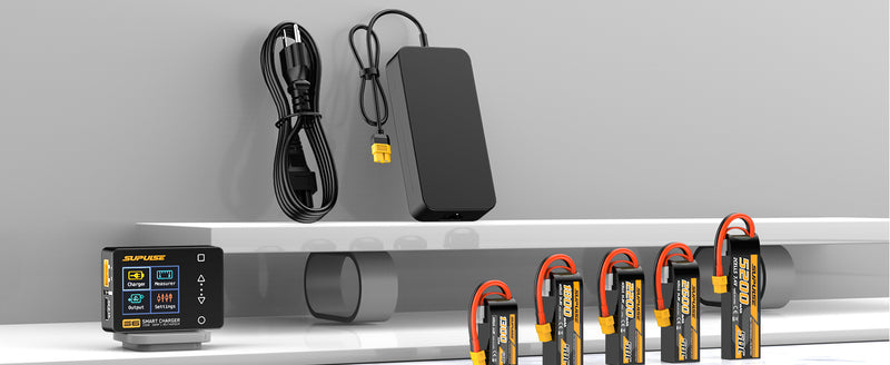 SUPULSE ADP200 200W XT60 Plug Power Adapter 19.5V Output AC 100-240V 50/60Hz for Planes