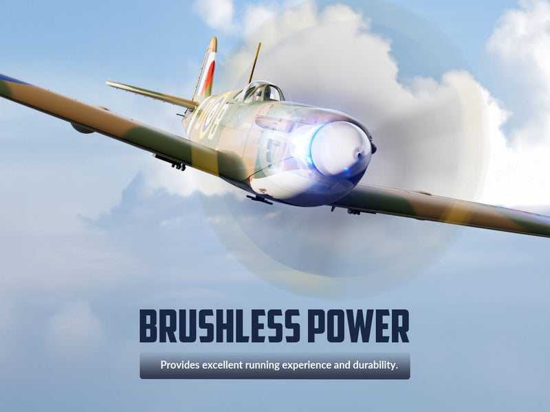 (PRE SALE)VOLANTEXRC 500MM Spitfire 4CH Brushless High Speed 76805