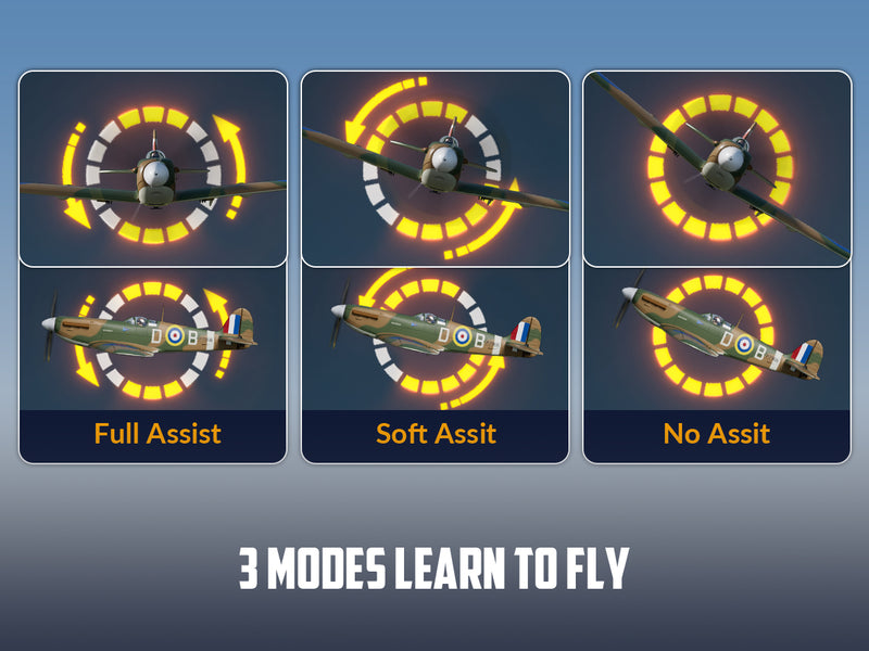 (PRE SALE)VOLANTEXRC 500MM Spitfire 4CH Brushless High Speed 76805