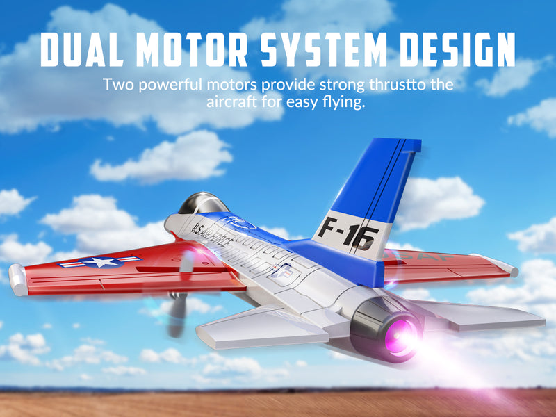 VOLANTEXRC F16 Falcon (RTF) 2CH 340mm pour enfants (13.4'') 76204