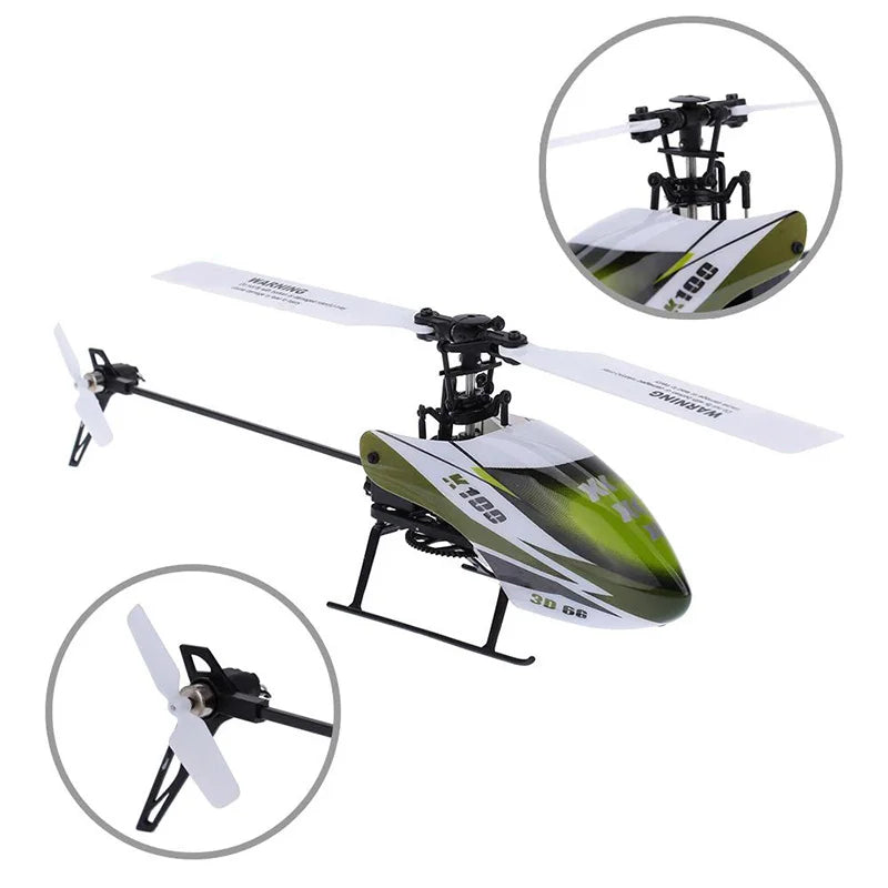 K100 RC Helicopter 6CH 3D 6G System 8520 Brushless Motor RC Quadcopter Compatible With FUTABA S-FHSS-EXHOBBY LIMITED.