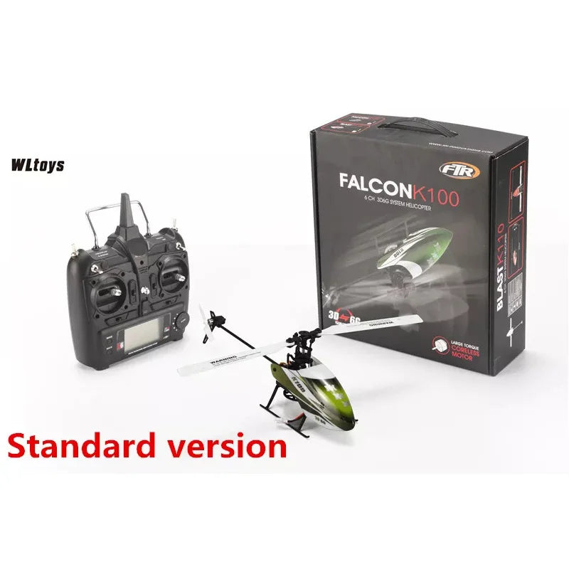 K100 RC Helicopter 6CH 3D 6G System 8520 Brushless Motor RC Quadcopter Compatible With FUTABA S-FHSS-EXHOBBY LIMITED.