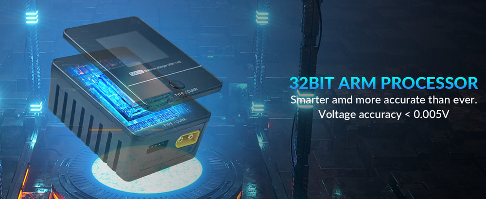 SUPULSE M4AC Lipo Balance Charger-30W 1-4S AC 100-240V for LiPo/LiHV/LiFe Batteries