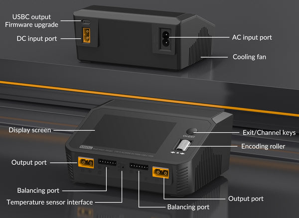 SUPULSE M6DAC-High-Speed Dual Lipo Charger for Diverse Batteries