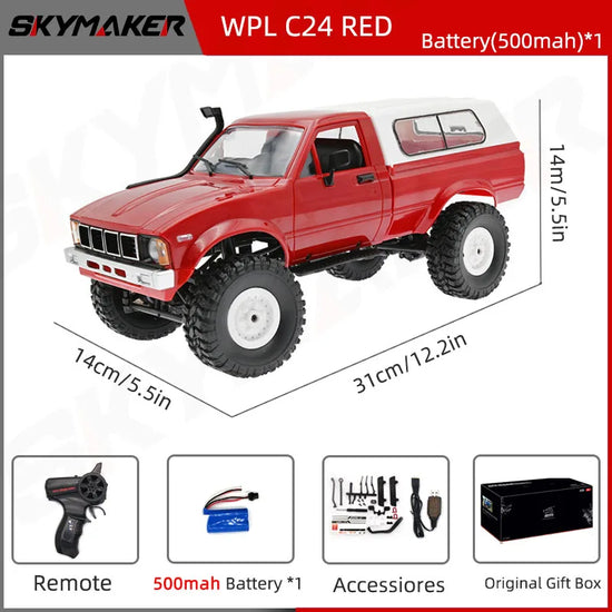 C24-1r 1:16 2.4G 4WD Rock Crawler-EXHOBBY LIMITED.