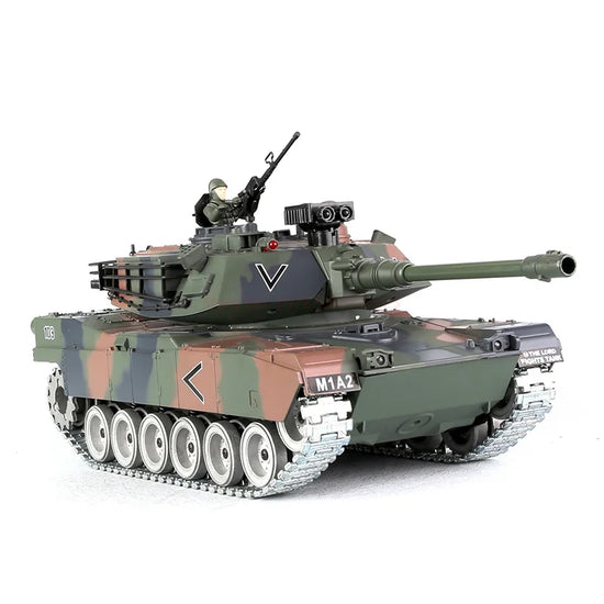 New Remote Control Tank 2.4g Us M1a2 Tank Car Toy 1/18 Rc Car Water Bomb Electric Charging Toys For Military Model Boys Kids Toy-EXHOBBY LIMITED.