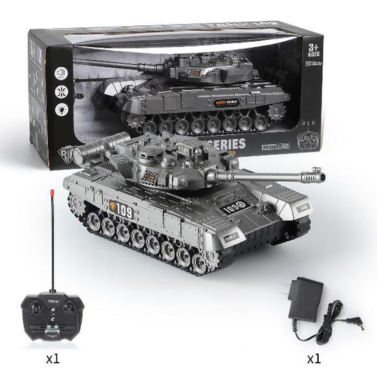 RC Tank 7Ch 2.4G 1/30 Remote Control Crawler Tank Model World War Military Truck Simulation sound Tiger Toys for Boys Kids Gifts-EXHOBBY LIMITED.