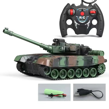 RC Tank rc Panzer Crawler Tiger War Tank Military Vehicles 1/30 Fight Light Sound Battle Games Remote Control Electric Toys Gift-EXHOBBY LIMITED.