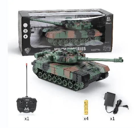 RC Tank rc Panzer Crawler Tiger War Tank Military Vehicles 1/30 Fight Light Sound Battle Games Remote Control Electric Toys Gift-EXHOBBY LIMITED.