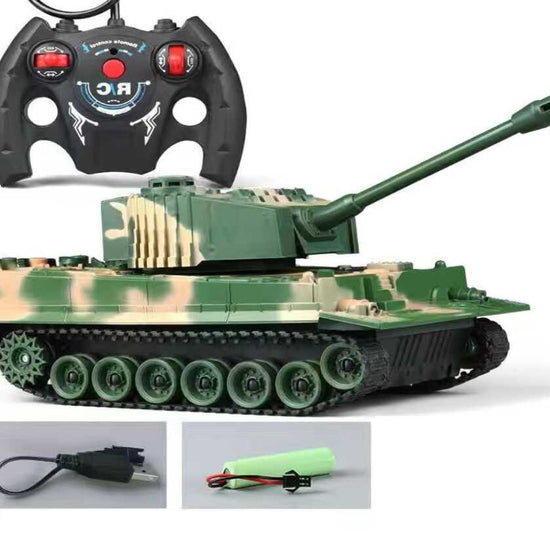 RC Tank 7Ch 2.4G 1/30 Remote Control Crawler Tank Model World War Military Truck Simulation sound Tiger Toys for Boys Kids Gifts-EXHOBBY LIMITED.