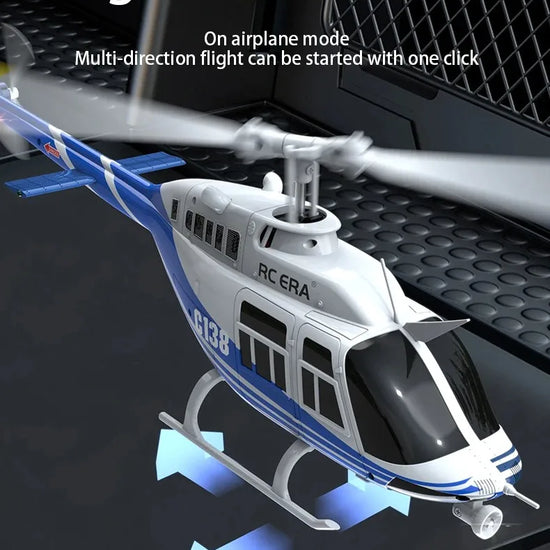 Helicopter C138 1:33 Six Channel Single Paddle Aileron-EXHOBBY LIMITED.