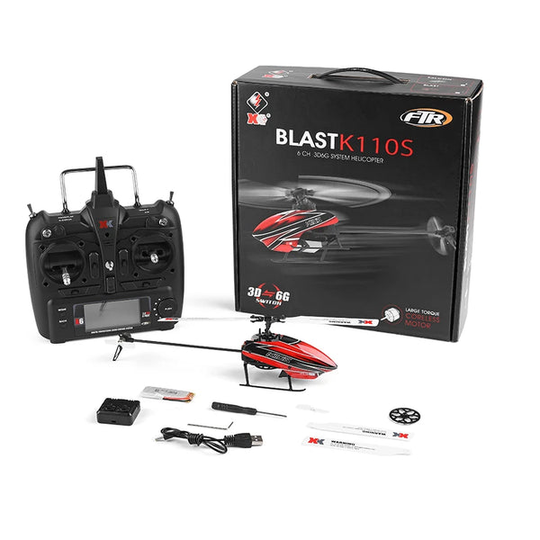 6CH K110S Radio Contorl  Drone 2.4G 3D 6G System Brushless Motor RC Quadcopter Remote Control Airplane