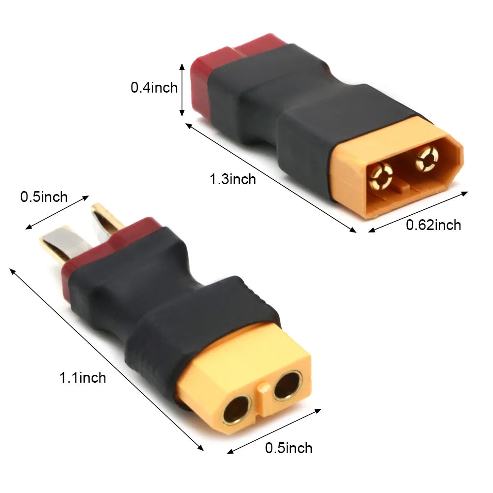 1pcs XT60 Male Plug to T Male / T Female Plug to XT60 Female Adapter