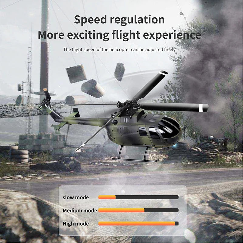 C186 PRO RC Helicopter 2.4G 4 Channel 4 Propellers 6 Axis Electronic Gyroscope for Stabilization Remote Control RC Toys-EXHOBBY LIMITED.