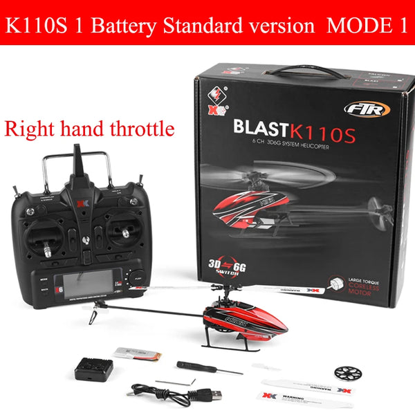 6CH K110S Radio Contorl  Drone 2.4G 3D 6G System Brushless Motor RC Quadcopter Remote Control Airplane