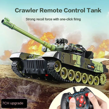 RC Tank Military War Battle United States M1 Leopard 2 Remote Control Toy Car Tactical Model Electronic Toys for Boys Children-EXHOBBY LIMITED.