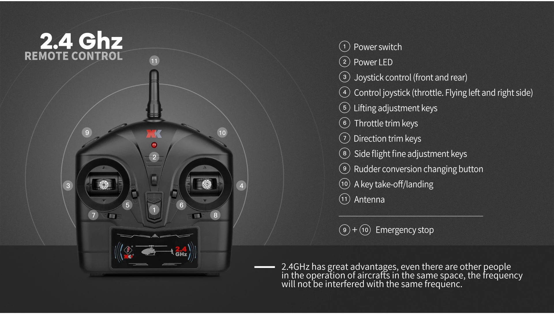 K127 RC Helicopters V911S 2.4G 6 Aixs Gyroscope Aircraft-EXHOBBY LIMITED.