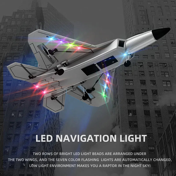 Bm22 RC F22 plane raptor 4ch Large Fighter Jet Fixed-wing Remote Control Foam Glider rtf